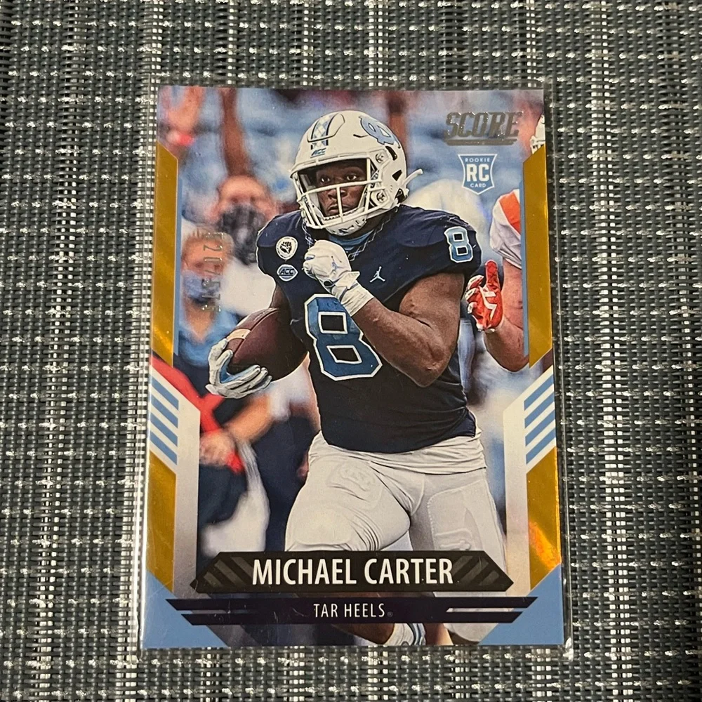 🏈 Micheal Carter Panini Score NFL Football Trading Rookie Card #316, Qty 1